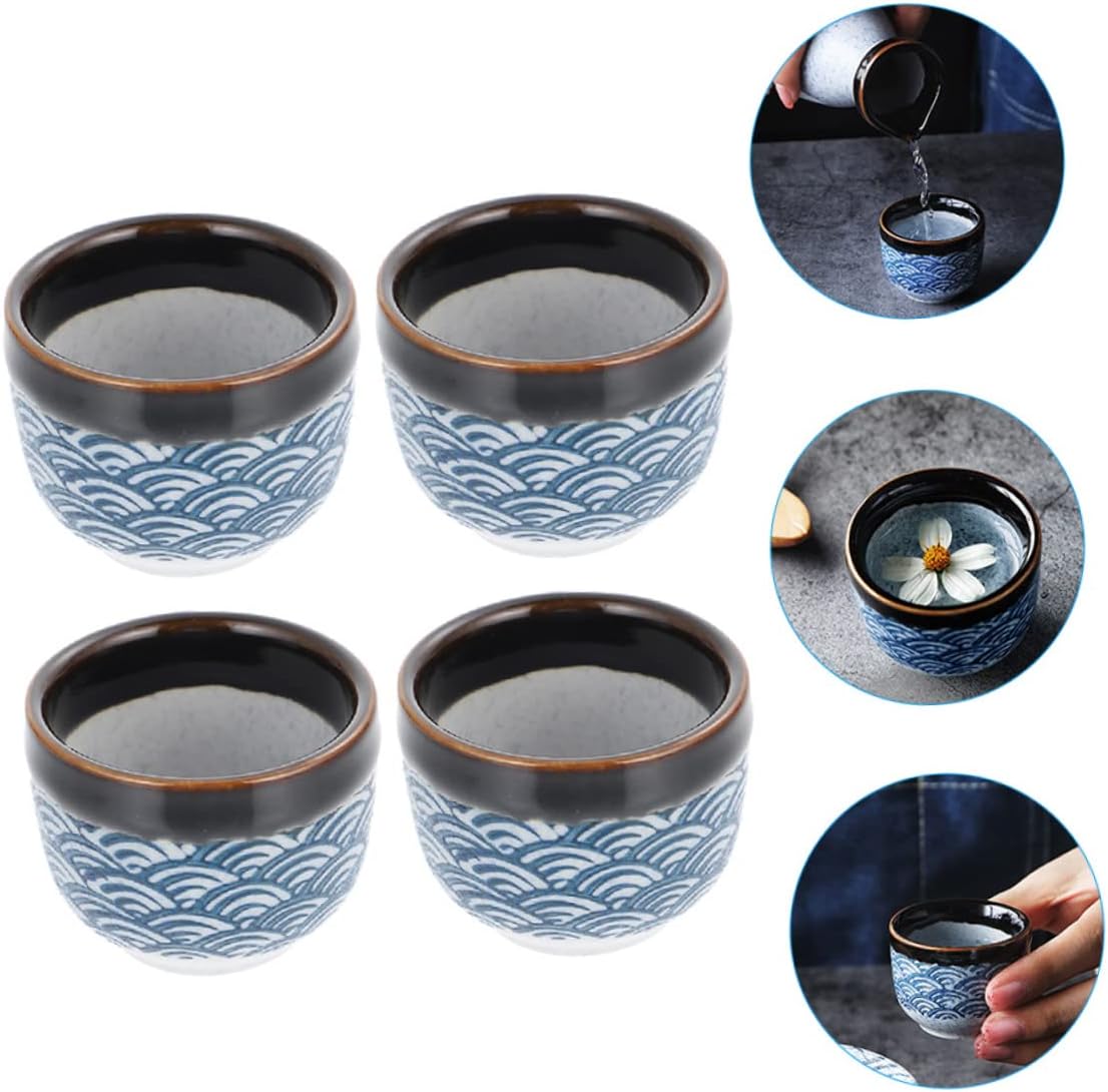 正木春蔵 染付琵琶形向付 九谷焼 2点セット 正木春蔵 染付琵琶形向付